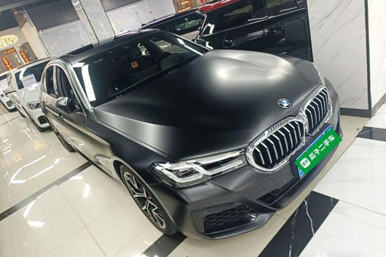 Used BMW 5 Series 2021 540i Sport Line M Sport Package Front Right 45 Deg