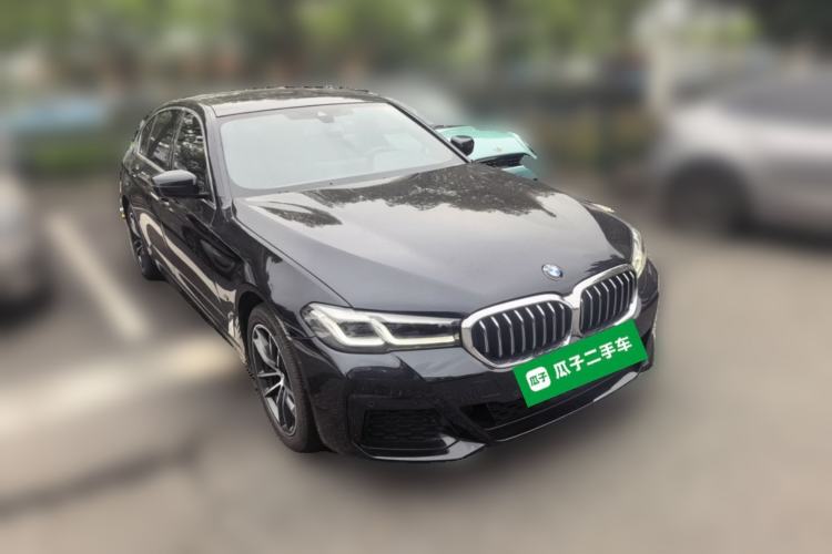 Used BMW 5 Series 2021 525Li M Sport Package Front Right 45 Deg