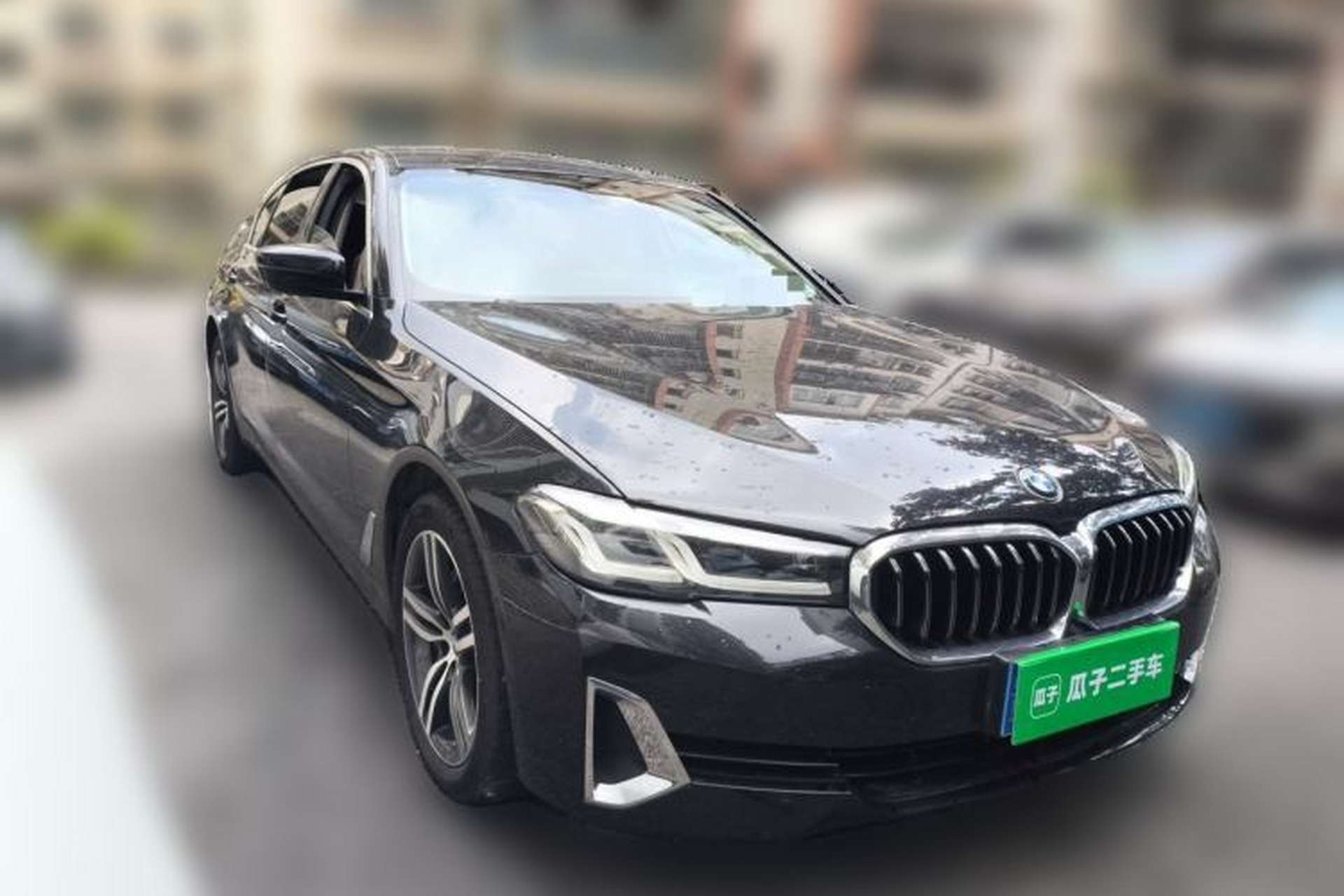 Used BMW 5 Series 2021 530Li Leading Luxury Package Front Right 45 Deg