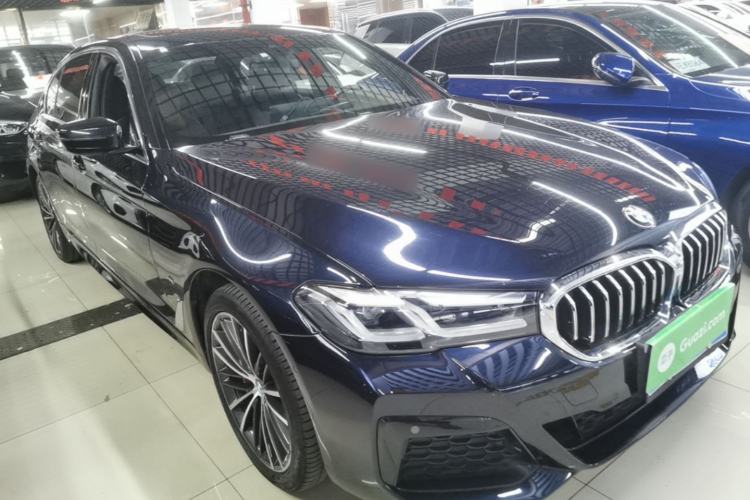 Used BMW 5 Series 2021 530Li Leading Model M Sport Package Front Right 45 Deg