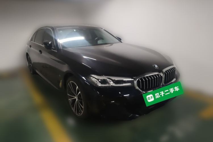 Used BMW 5 Series 2021 530Li Leading Model M Sport Package Front Right 45 Deg