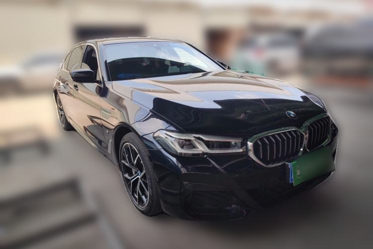 Used BMW 5 Series 2021 530Li Luxury Edition M Sport Package Front Right 45 Deg