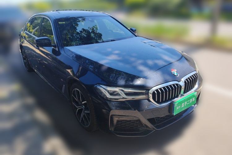 Used BMW 5 Series 2021 530Li Luxury Edition M Sport Package Front Right 45 Deg