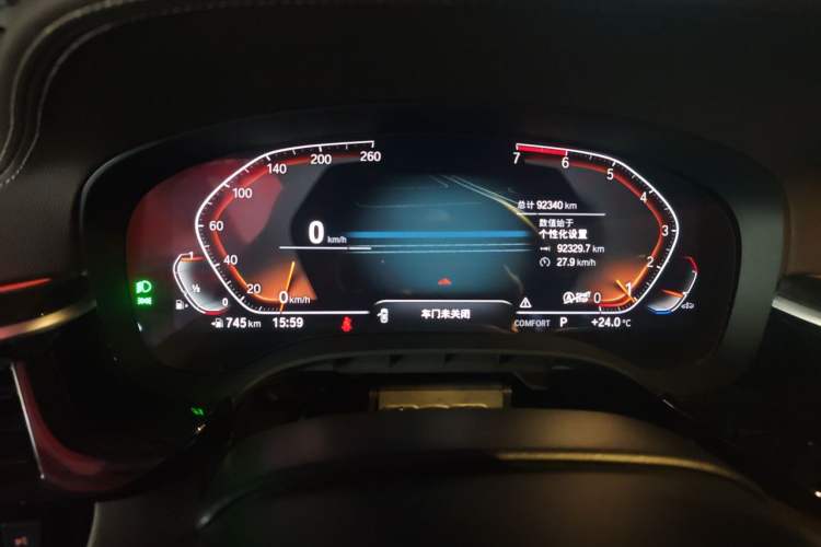 Used BMW 5 Series 2021 Updated Version 525Li Luxury Package Instrument Cluster