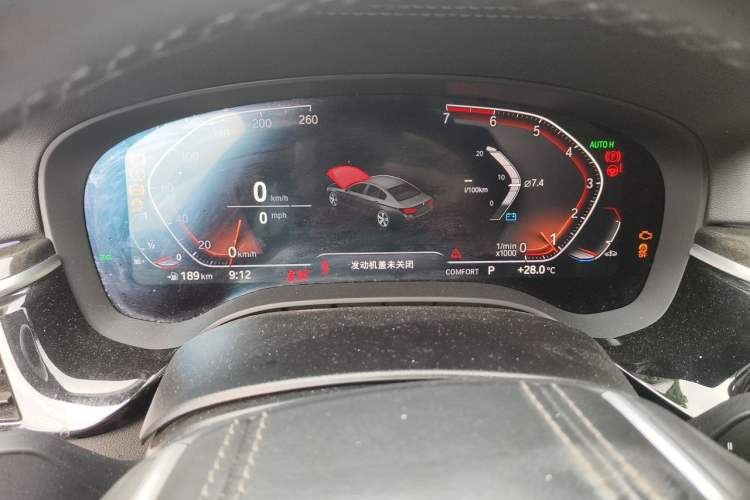 Used BMW 5 Series 2021 Updated Version 525Li Luxury Package Instrument Cluster