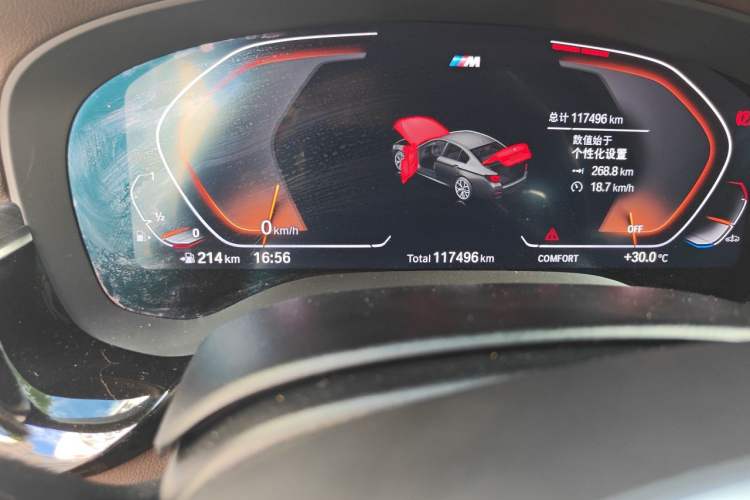 Used BMW 5 Series 2021 Facelifted 530Li Leading Edition M Sport Package Odometer Close Up