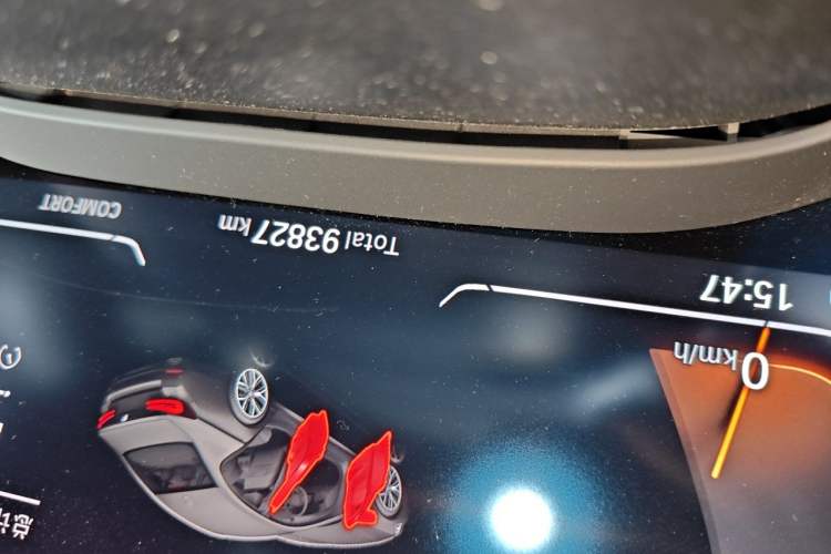 Used BMW 5 Series 2021 530Li xDrive M Sport Package Odometer Close Up