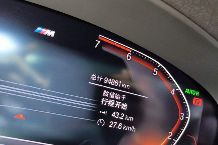 Used BMW 5 Series 2021 Facelifted 525Li M Sport Package Odometer Close Up