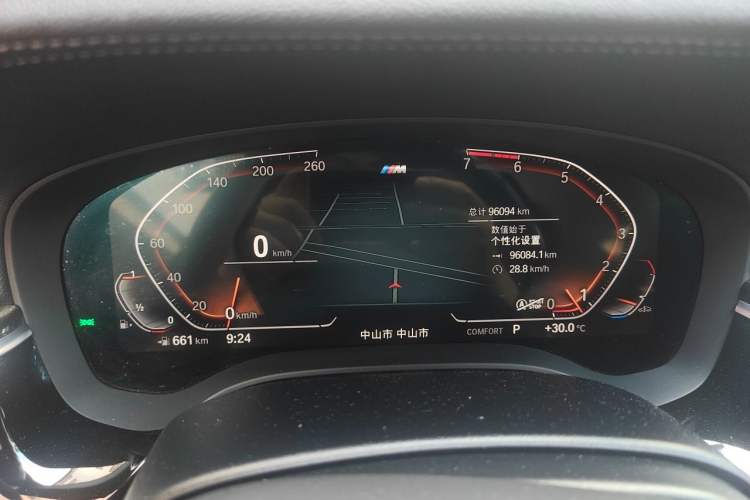Used BMW 5 Series 2021 Facelifted 525Li M Sport Package Odometer Close Up