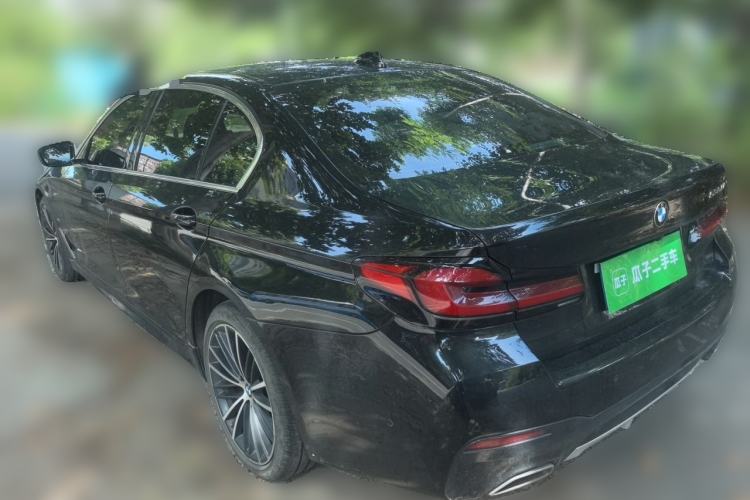 Used BMW 5 Series 2021 530Li Leading Model M Sport Package Rear Left 45 Deg