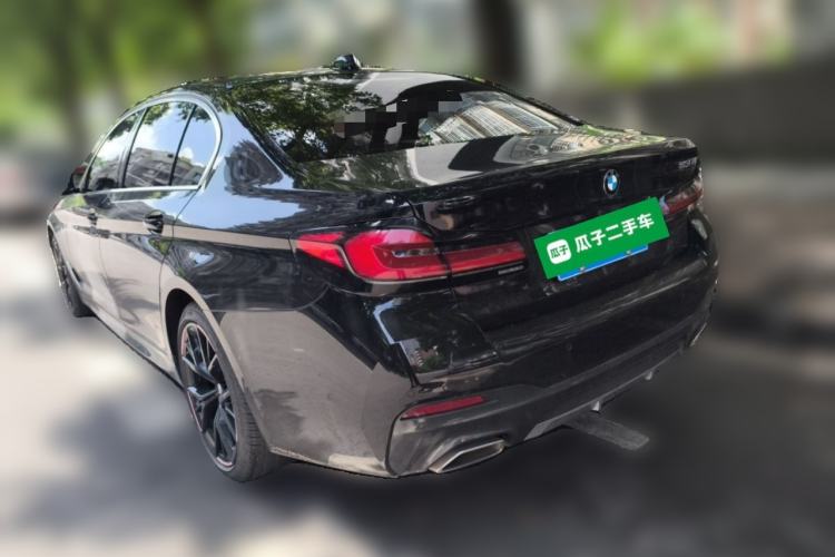 Used BMW 5 Series 2021 530Li Luxury Edition M Sport Package Rear Left 45 Deg