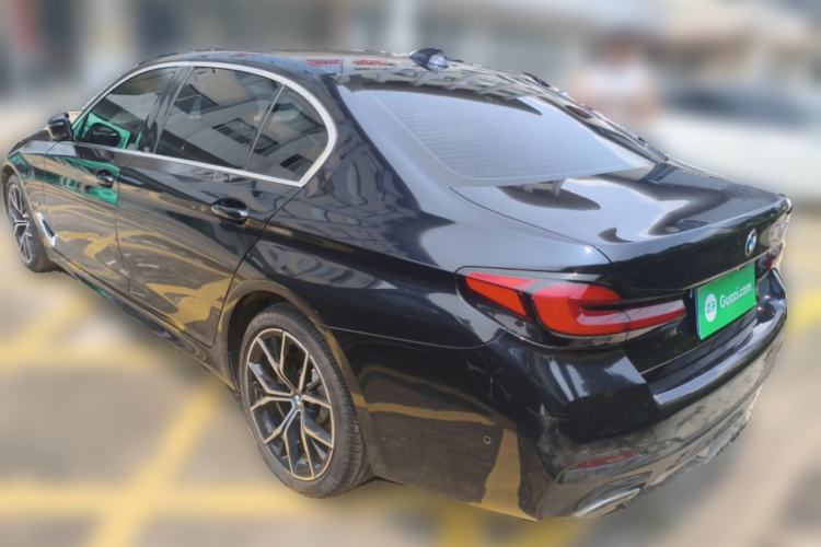 Used BMW 5 Series 2021 530Li Luxury Edition M Sport Package Rear Left 45 Deg