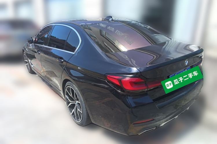 Used BMW 5 Series 2021 530Li Leading Model M Sport Package Rear Left 45 Deg