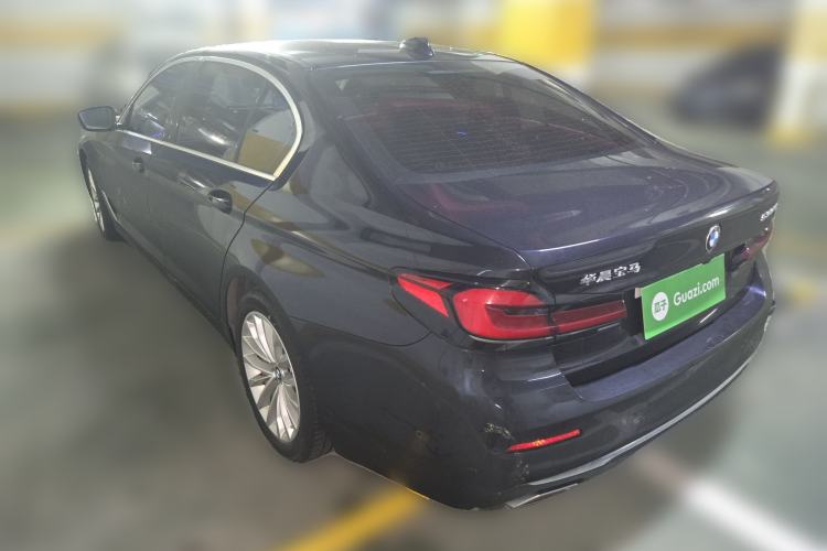 Used BMW 5 Series 2021 525Li Luxury Package Rear Left 45 Deg