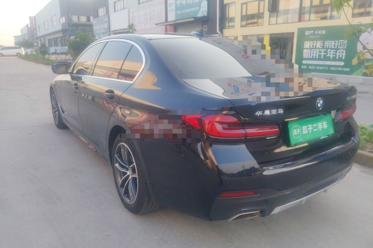 Used BMW 5 Series 2021 525Li M Sport Package Rear Left 45 Deg