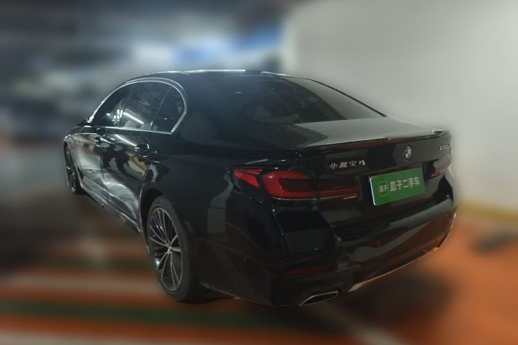 Used BMW 5 Series 2021 530Li Leading Model M Sport Package Rear Left 45 Deg