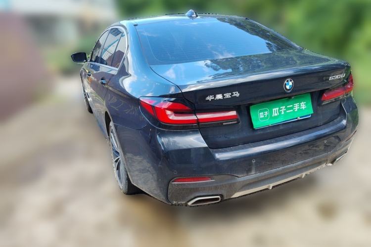 Used BMW 5 Series 2021 Facelifted 530Li Leading Edition M Sport Package Rear Left 45 Deg