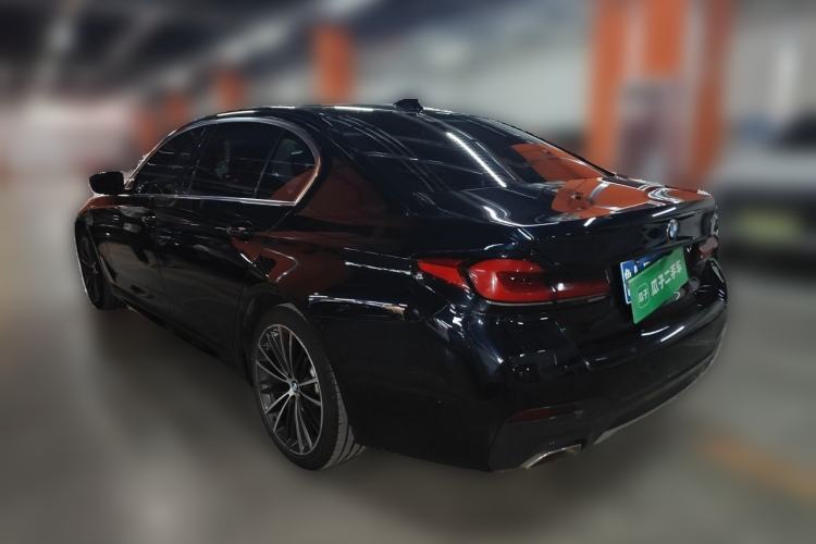 Used BMW 5 Series 2021 530Li Leading Model M Sport Package Rear Left 45 Deg