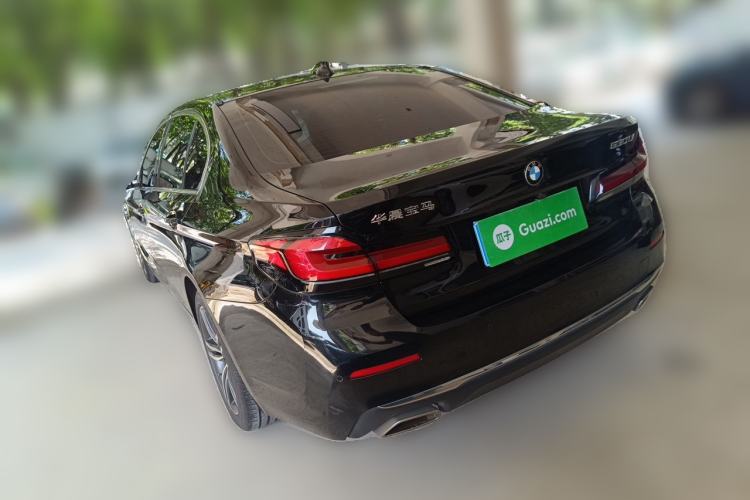 Used BMW 5 Series 2021 530Li xDrive Luxury Package Rear Left 45 Deg
