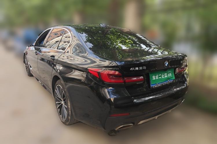 Used BMW 5 Series 2021 Facelifted 530Li Leading Edition M Sport Package Rear Left 45 Deg