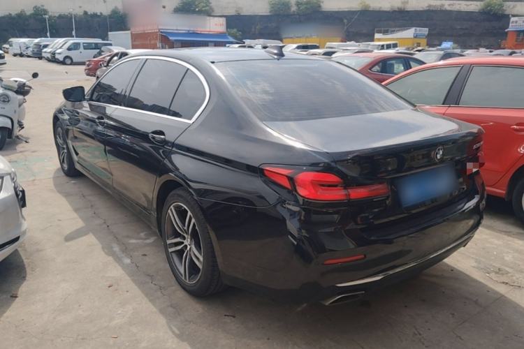 Used BMW 5 Series 2021 530Li Leading Luxury Package Rear Left 45 Deg
