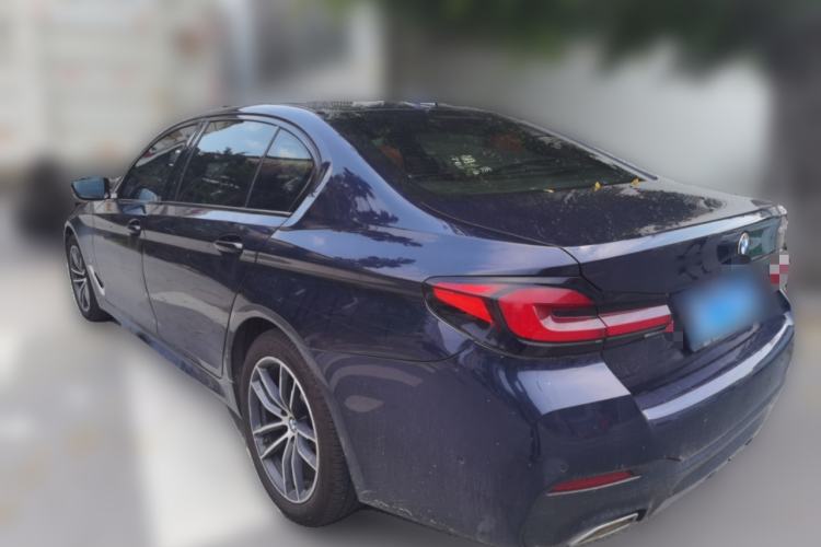 Used BMW 5 Series 2021 525Li M Sport Package Rear Left 45 Deg