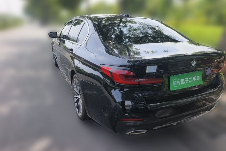 Used BMW 5 Series 2021 530Li Leading Model M Sport Package Rear Left 45 Deg