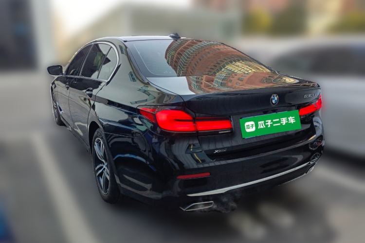 Used BMW 5 Series 2021 530Li xDrive Luxury Package Rear Left 45 Deg