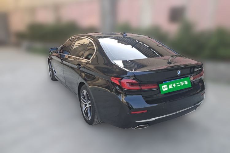 Used BMW 5 Series 2021 530Li Leading Luxury Package Rear Left 45 Deg