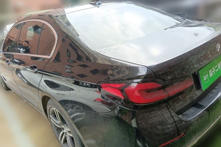 Used BMW 5 Series 2021 530Li Leading Luxury Package Rear Left 45 Deg