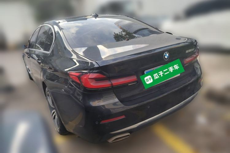Used BMW 5 Series 2021 530Li Leading Luxury Package Rear Left 45 Deg