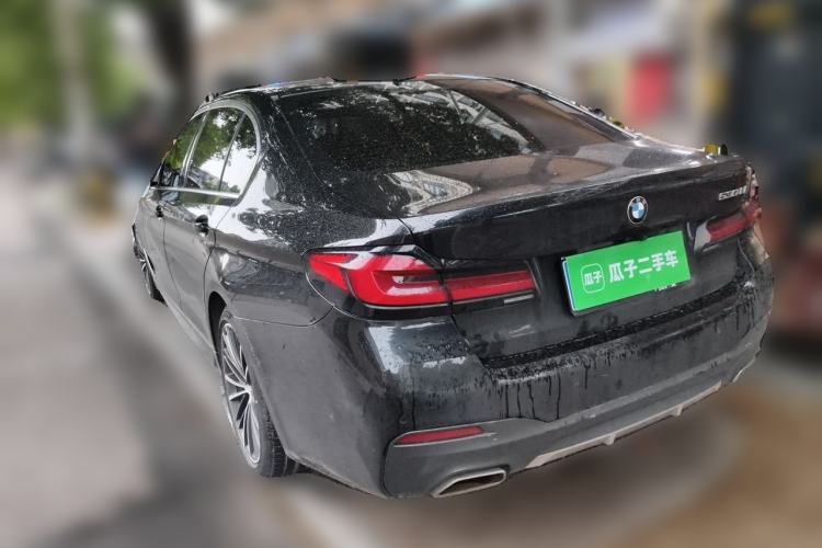 Used BMW 5 Series 2021 530Li Leading Model M Sport Package Rear Left 45 Deg