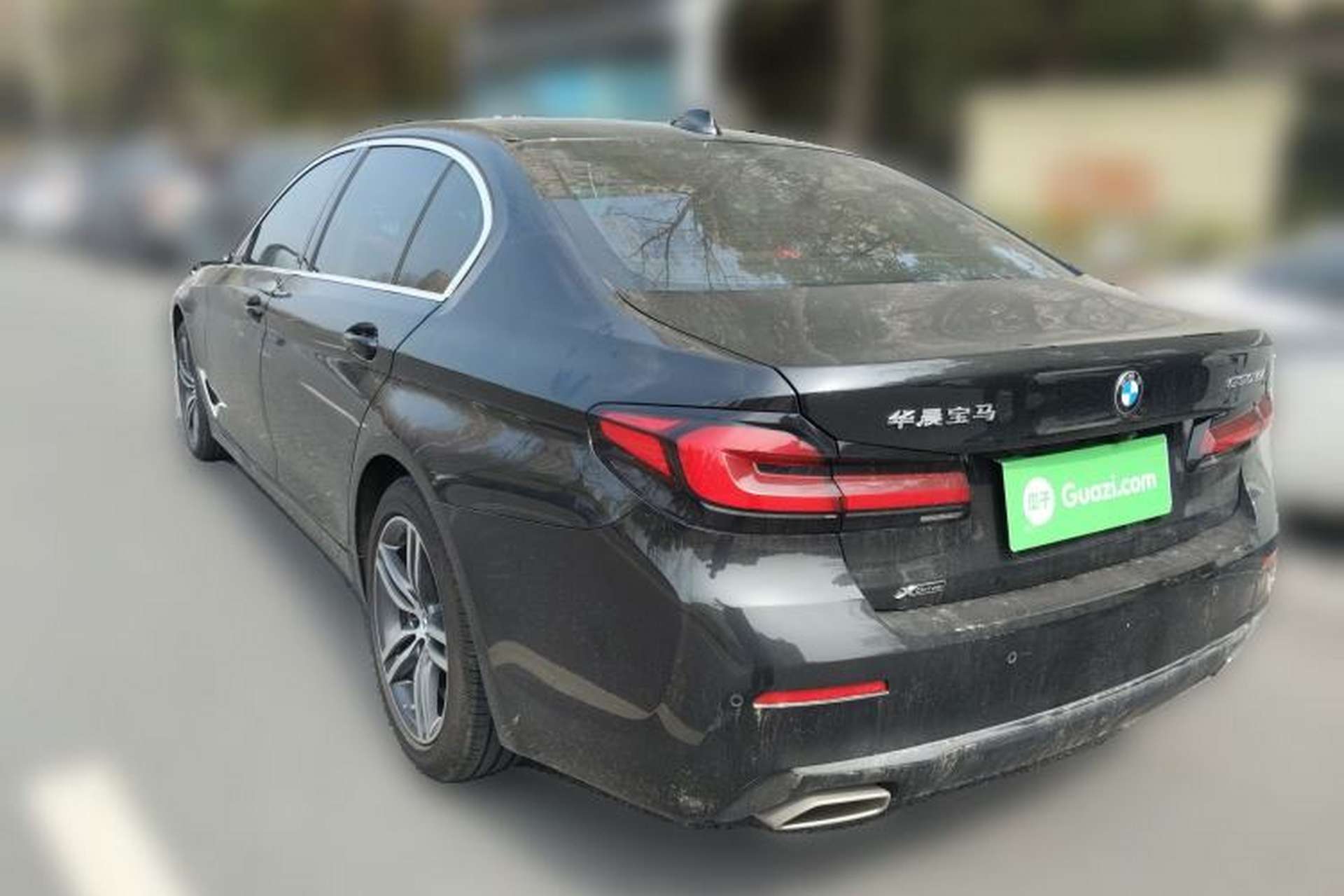 Used BMW 5 Series 2021 530Li xDrive Luxury Package Rear Left 45 Deg