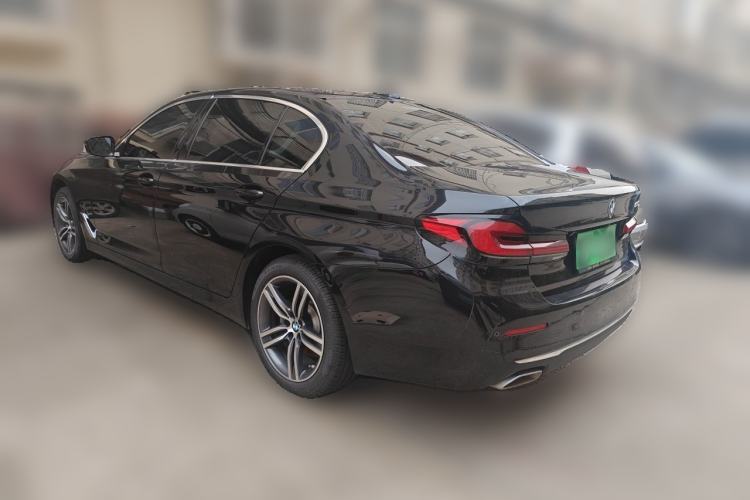 Used BMW 5 Series 2021 530Li Leading Luxury Package Rear Left 45 Deg