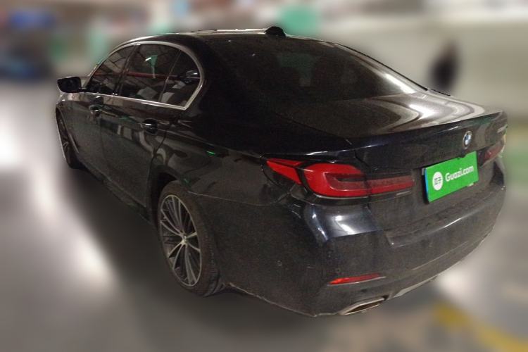 Used BMW 5 Series 2021 530Li Leading Model M Sport Package Rear Left 45 Deg