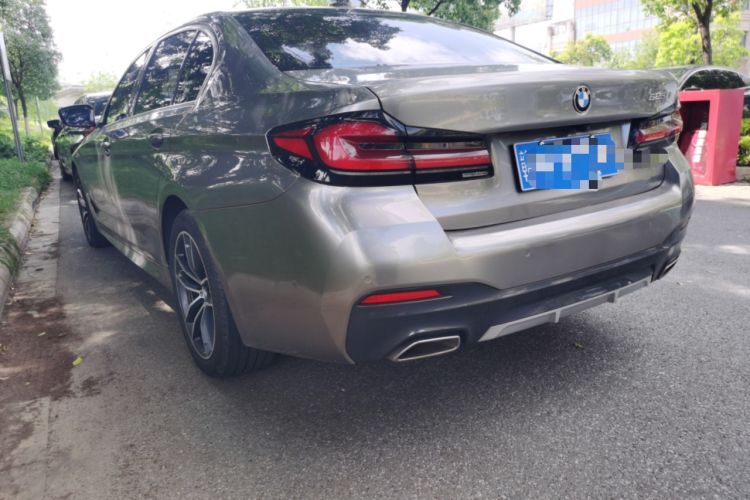 Used BMW 5 Series 2021 525Li M Sport Package Rear Left 45 Deg