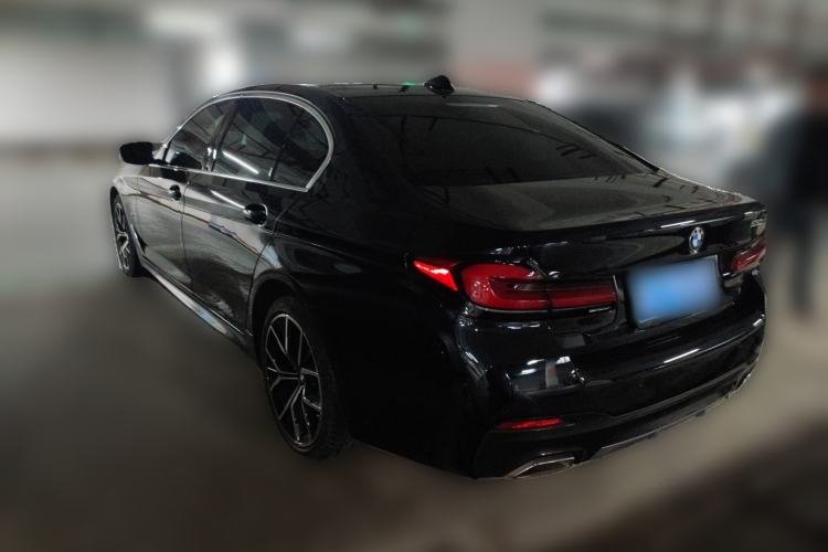 Used BMW 5 Series 2021 530Li Luxury Edition M Sport Package Rear Left 45 Deg