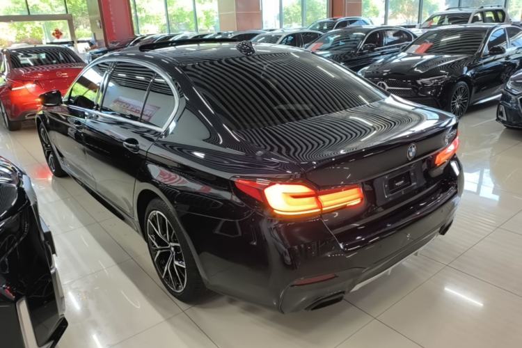 Used BMW 5 Series 2021 Restyled 530Li Luxury Edition M Sport Package Rear Left 45 Deg
