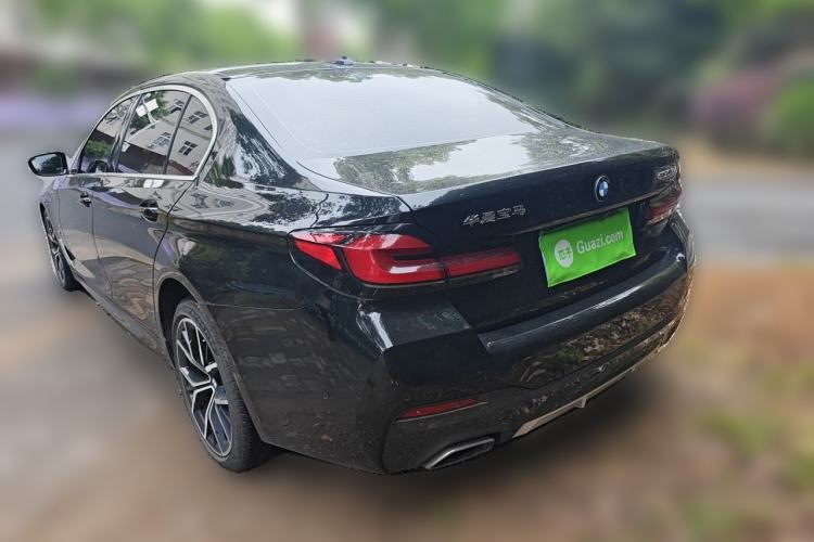 Used BMW 5 Series 2021 530Li Luxury Edition M Sport Package Rear Left 45 Deg