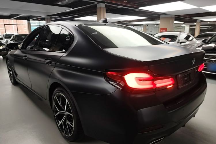 Used BMW 5 Series 2021 540i Sport Line M Sport Package Rear Left 45 Deg