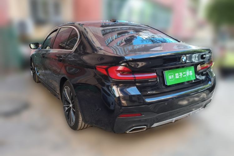 Used BMW 5 Series 2021 530Li xDrive Luxury Package Rear Left 45 Deg