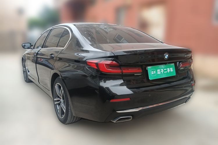 Used BMW 5 Series 2021 530Li Leading Luxury Package Rear Left 45 Deg