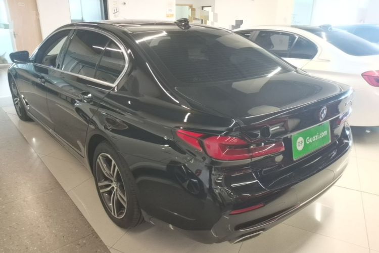 Used BMW 5 Series 2021 530Li Leading Luxury Package Rear Left 45 Deg