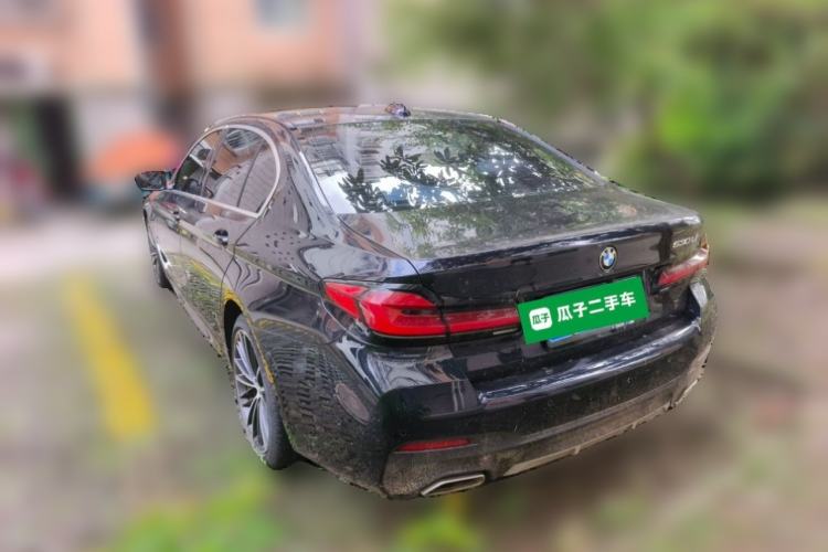 Used BMW 5 Series 2021 530Li Leading Model M Sport Package Rear Left 45 Deg