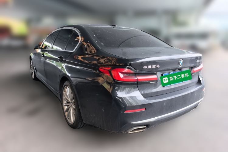 Used BMW 5 Series 2021 530Li Luxury Edition Premium Package Rear Left 45 Deg