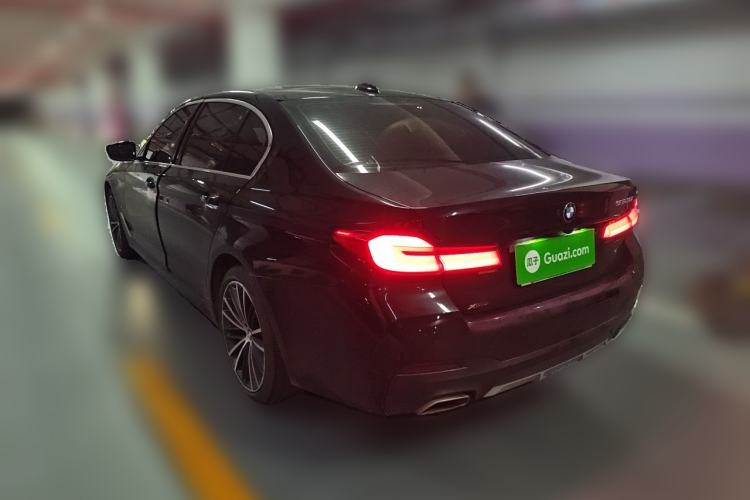 Used BMW 5 Series 2021 530Li Leading Model M Sport Package Rear Left 45 Deg