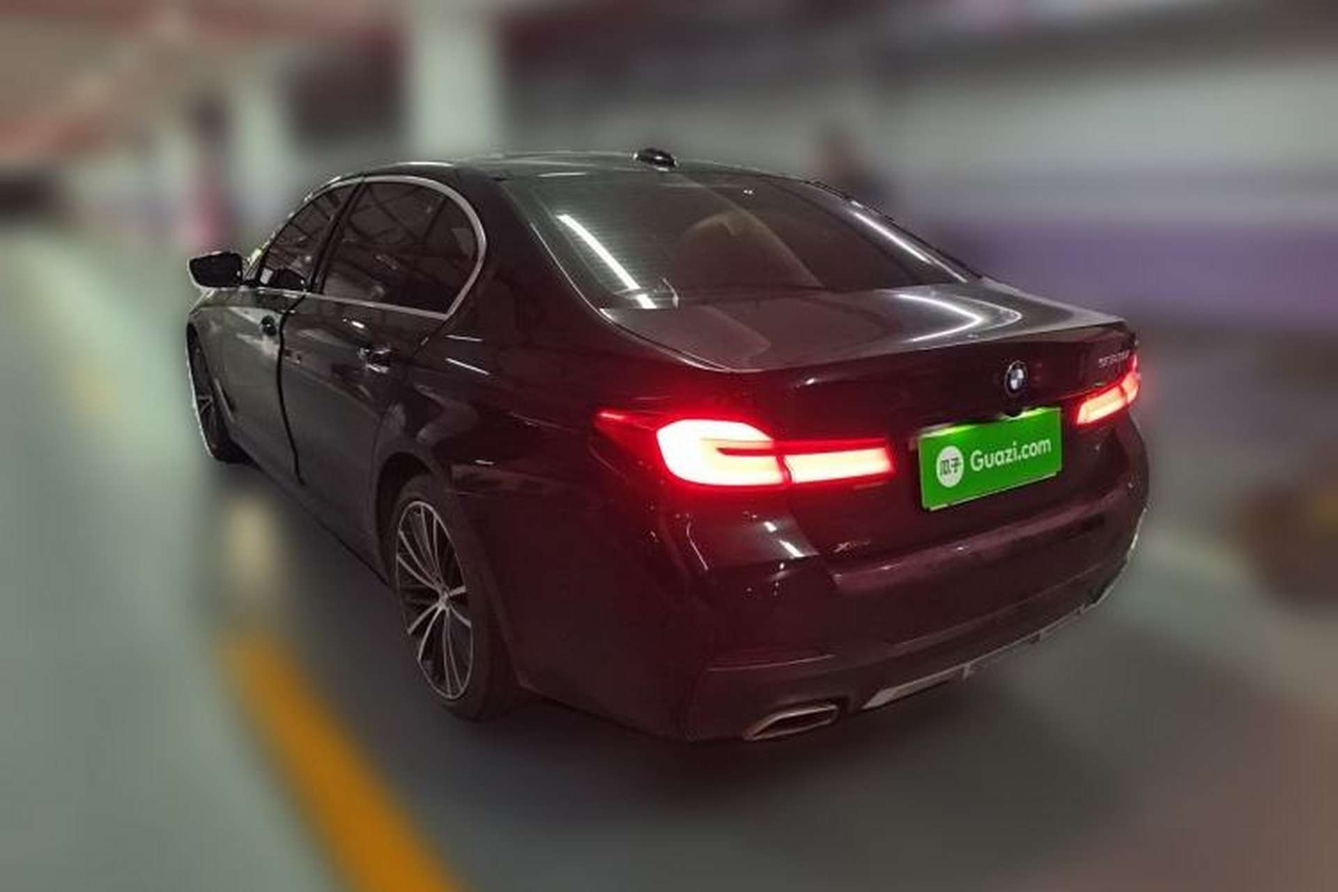 Used BMW 5 Series 2021 530Li Leading Model M Sport Package Rear Left 45 Deg