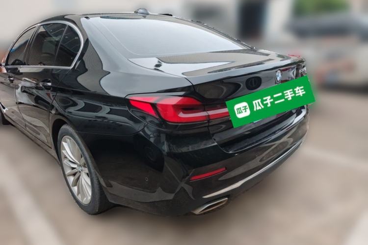 Used BMW 5 Series 2021 530Li Luxury Edition Premium Package Rear Left 45 Deg