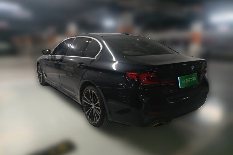 Used BMW 5 Series 2021 530Li Leading Model M Sport Package Rear Left 45 Deg