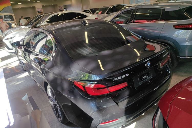 Used BMW 5 Series 2021 530Li Leading Model M Sport Package Rear Left 45 Deg